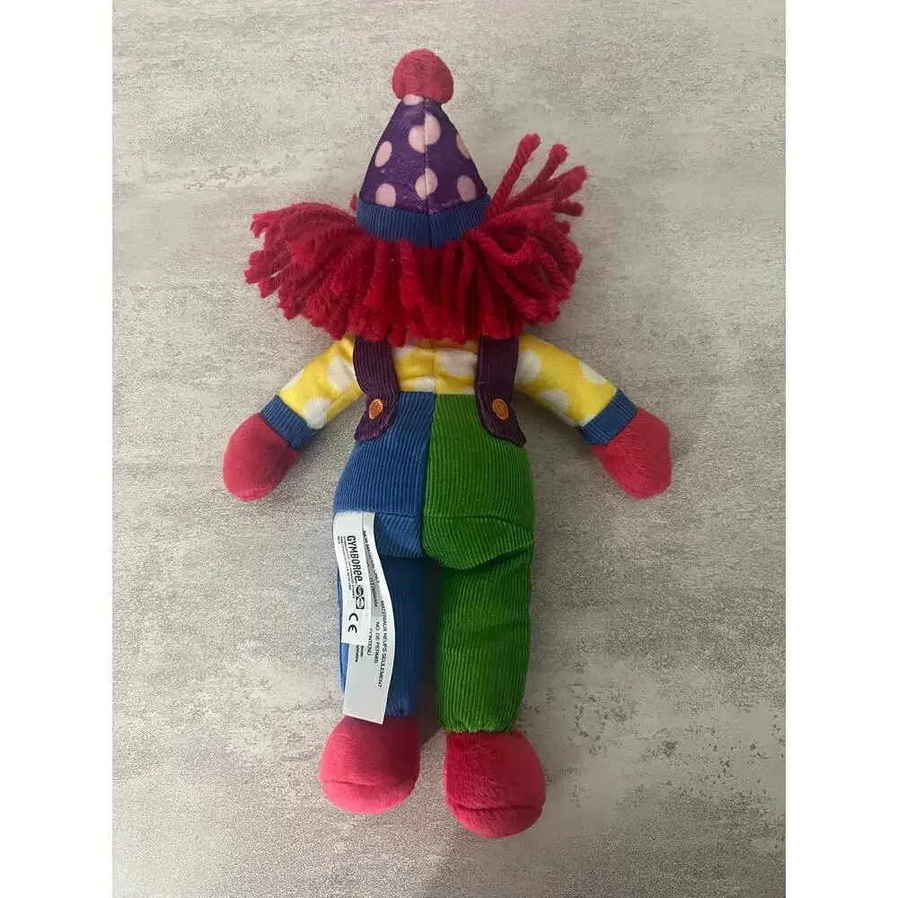 Gymboree Gymbo The Clown Stuffed Plush Mascot Doll 2004 Vintage w/ Voice Box